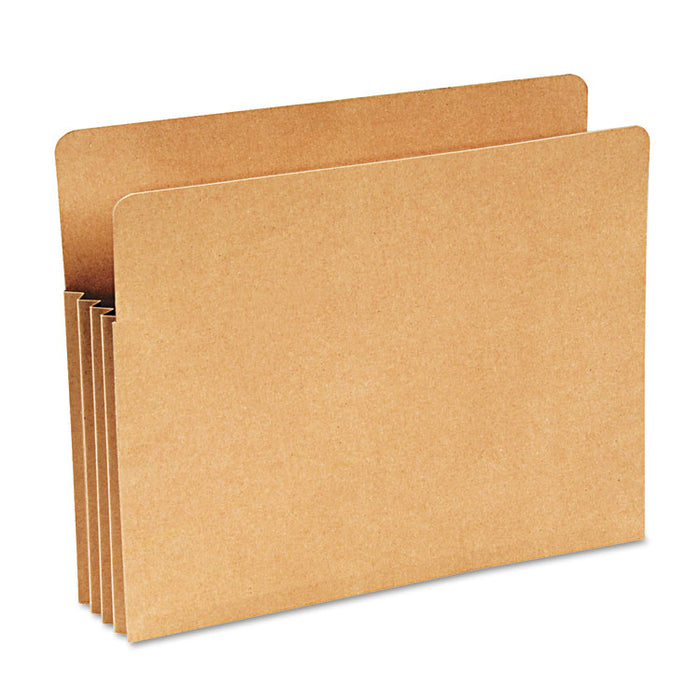 Recycled File Pocket, 3.5" Expansion, Letter Size, Kraft