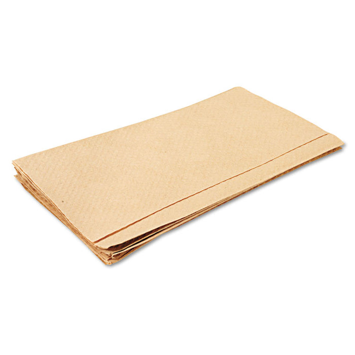 Singlefold Towels, 1 Ply, 9.5 x 9., Natural, 250/Pack, 16 Packs/Carton