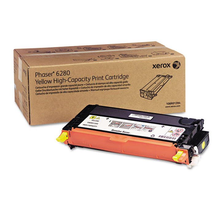 106R01394 High-Yield Toner, 5,900 Page-Yield, Yellow