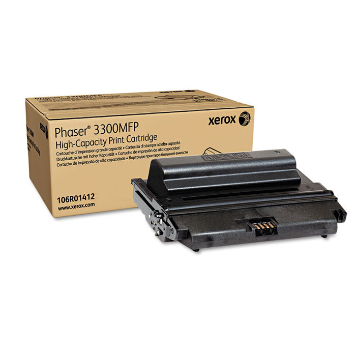 106R01412 High-Yield Toner, 8,000 Page-Yield, Black