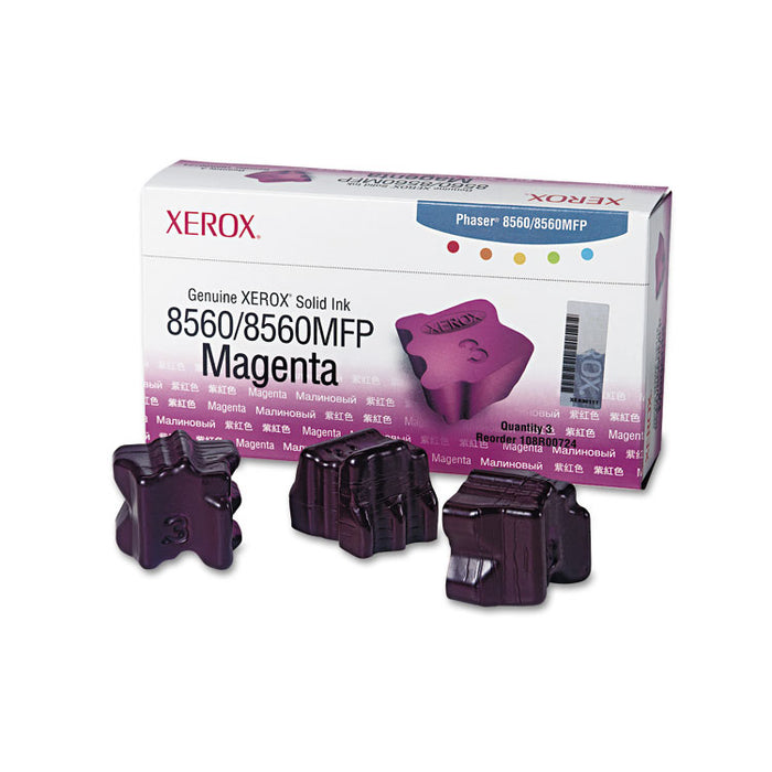 108R00724 Solid Ink Stick, 3400 Page-Yield, Magenta, 3/Box