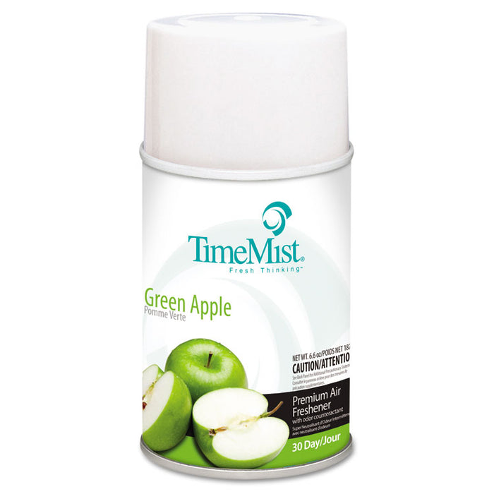 Premium Metered Air Freshener Refill, Green Apple, 5.3 oz Aerosol