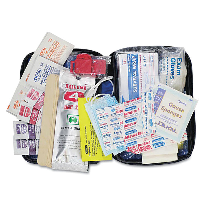 Soft-Sided First Aid and Emergency Kit, 105 Pieces, Soft Fabric Case