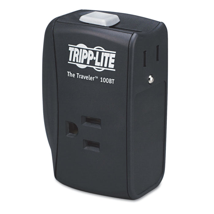 Protect It! Portable Surge Protector, 2 Outlets, Direct Plug-In, 1050 Joules