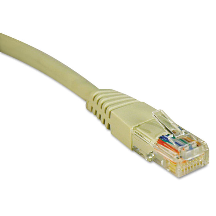 Cat5e 350MHz Molded Patch Cable, RJ45 (M/M), 50 ft., Gray