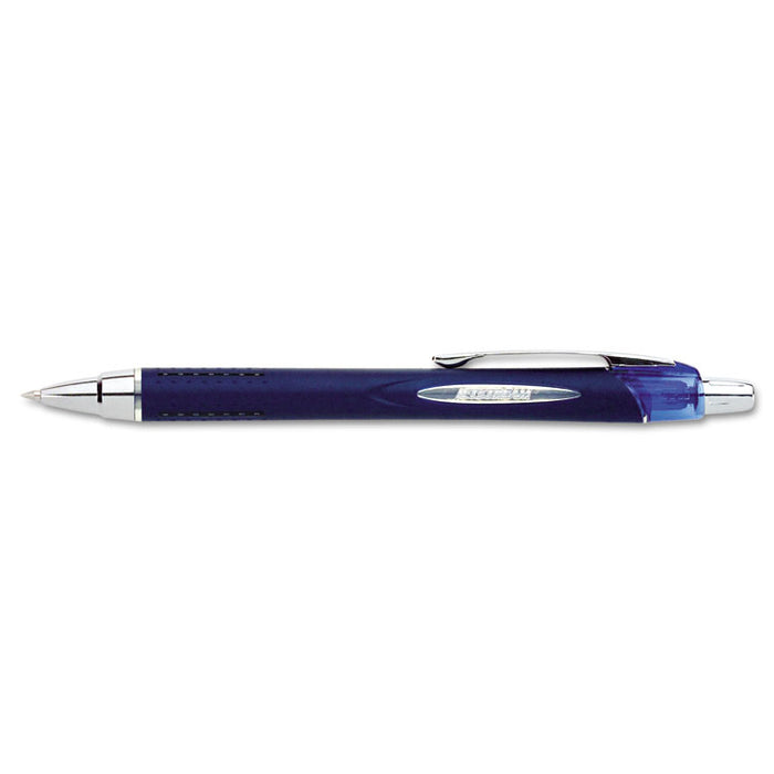 Jetstream RT Retractable Roller Ball Pen, Fine 0.7mm, Blue Ink, Blue Barrel