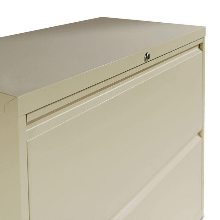 Two-Drawer Lateral File Cabinet, 30w x 18d x 28h, Putty