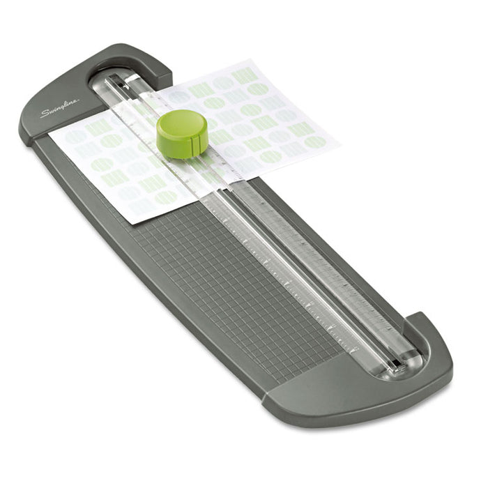 SmartCut Compact Personal Rotary Trimmer, 5 Sheets, Plastic Base, 5 x 16 1/2