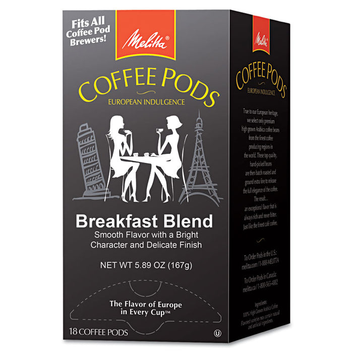 One:One Coffee Pods, Breakfast Blend, 18 Pods/Box