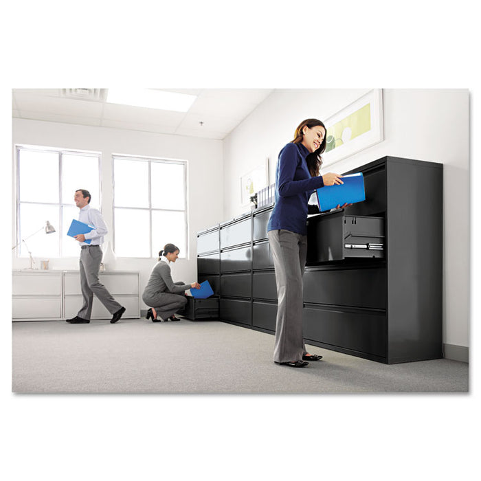 Two-Drawer Lateral File Cabinet, 42w x 18d x 28h, Black