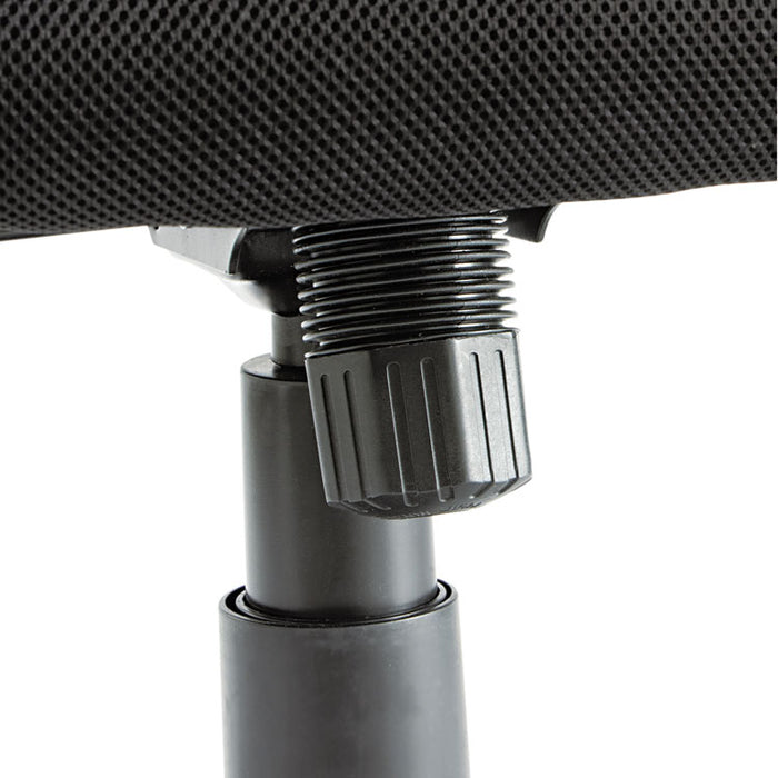 Alera Logan Series Mesh High-Back Swivel/Tilt Chair, Supports up to 275 lbs., Black Seat/Black Back, Black Base