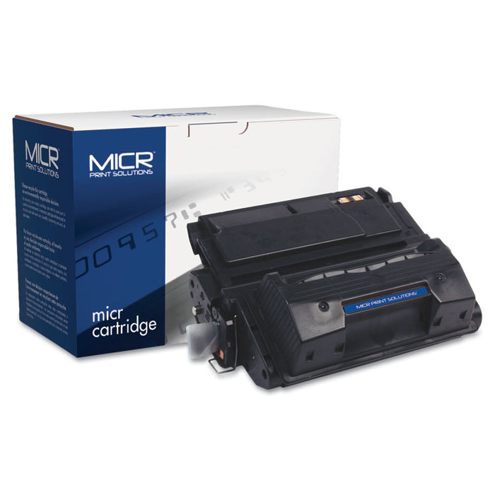 Compatible Q5942X(M) (42XM) High-Yield MICR Toner, 20000 Page-Yield, Black
