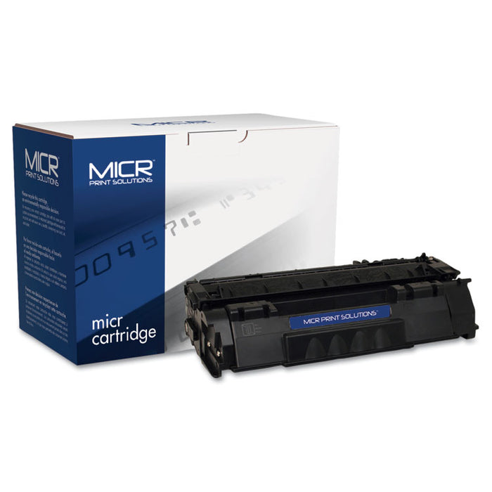 Compatible Q7553A(M) (53AM) MICR Toner, 3000 Page-Yield, Black