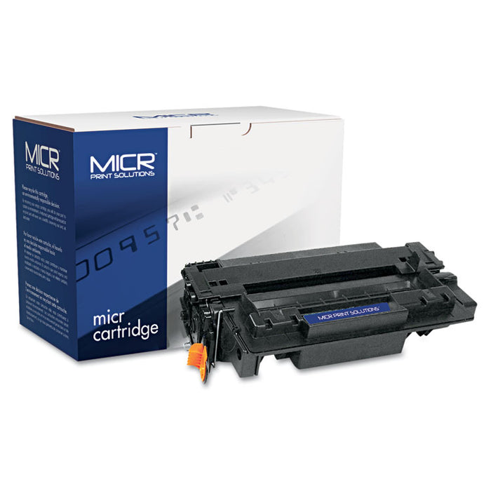 Compatible CE255A(M) (55AM) MICR Toner, 6000 Page-Yield, Black