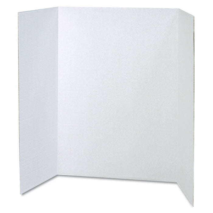 Spotlight Corrugated Presentation Display Boards, 48 x 36, White, 4/Carton