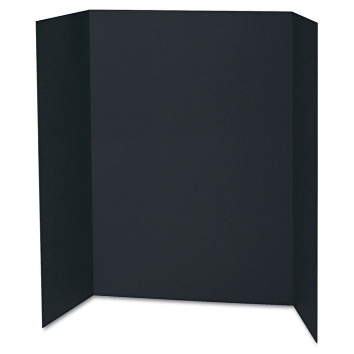 Spotlight Corrugated Presentation Display Boards, 48 x 36, Black, 24/Carton