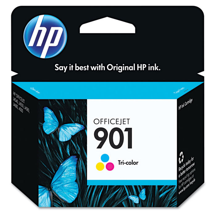 HP 901, (CC656AN) Tri-color Original Ink Cartridge