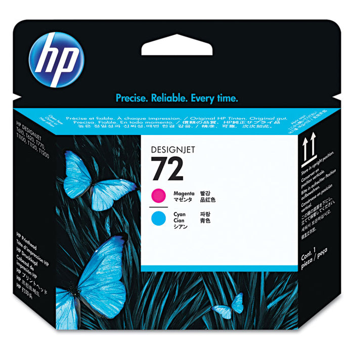 HP 72, (C9383A) Magenta/Cyan Printhead