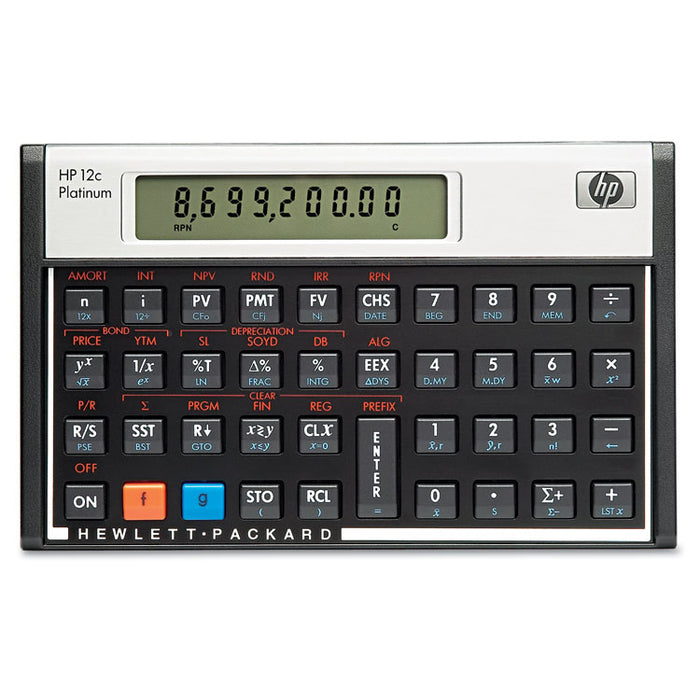 12c Platinum Financial Calculator, 10-Digit LCD