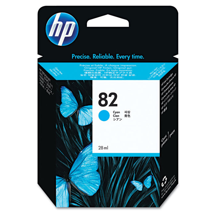 HP 82, (CH566A) Cyan Original Ink Cartridge