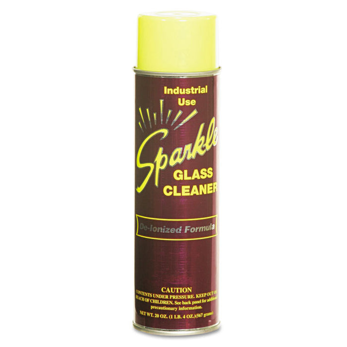 Glass Cleaner, 20oz Aerosol, 12/Carton