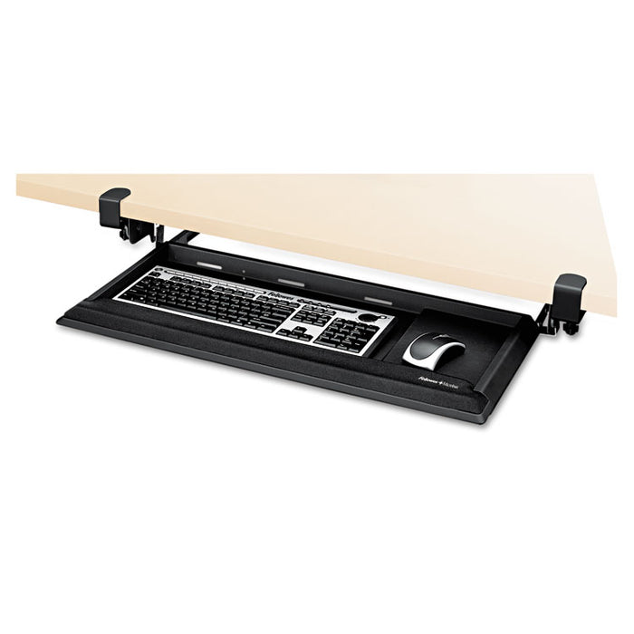 Designer Suites DeskReady Keyboard Drawer, 19.19w x 9.81d, Black Pearl