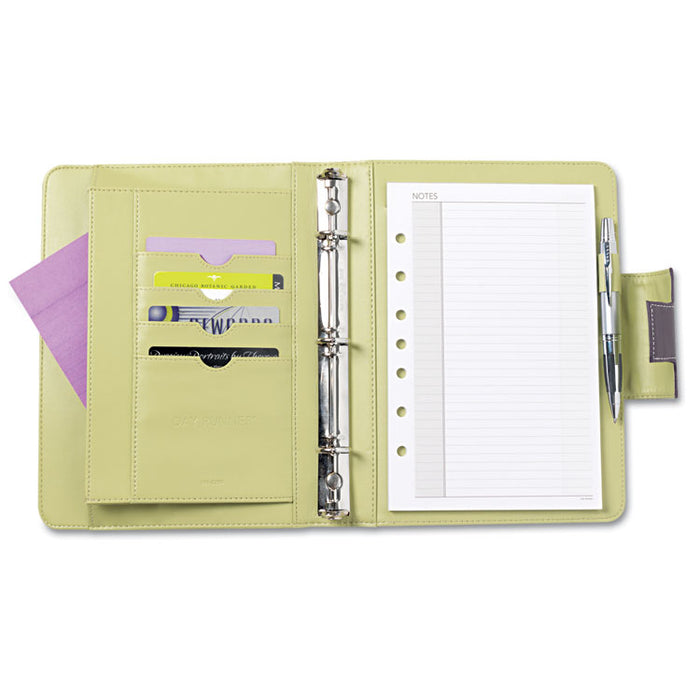Terramo Refillable Planner, 8 1/2 x 5 1/2, Eggplant
