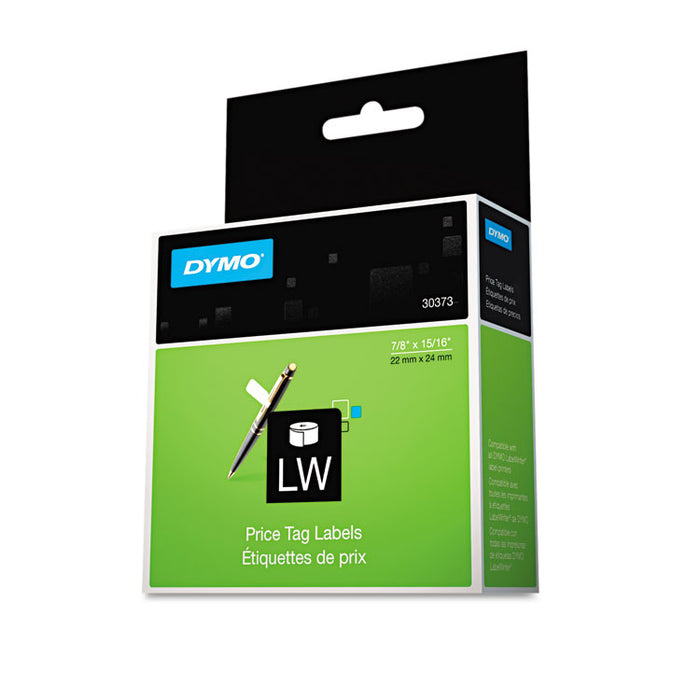 LW Price Tag Labels, 0.93" x 0.87", White, 400 Labels/Roll
