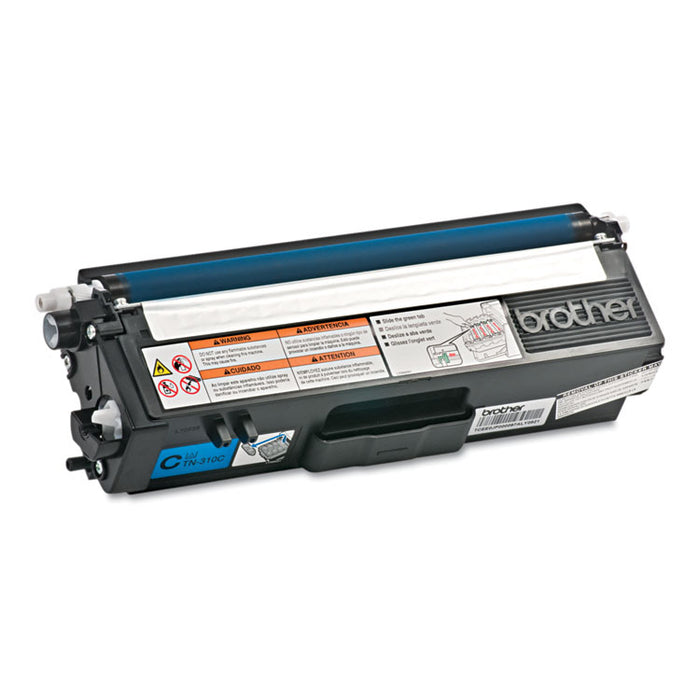 TN310C Toner, 1,500 Page-Yield, Cyan