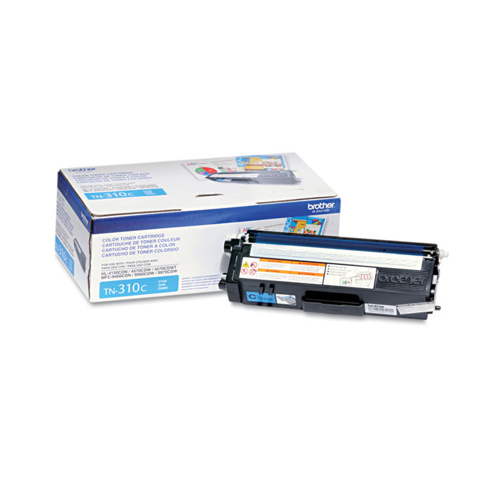 TN310C Toner, 1,500 Page-Yield, Cyan