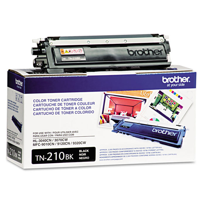 TN210BK Toner, 2200 Page-Yield, Black