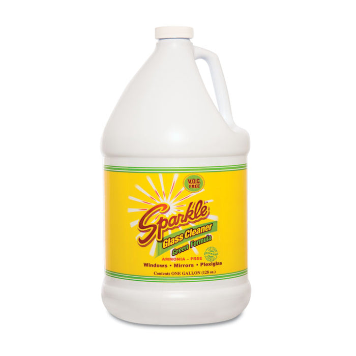 Green Formula Glass Cleaner, 1gal Refill Bottle