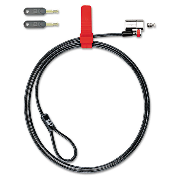 ClickSafe Keyed Laptop Lock, 5 ft Cable, Black