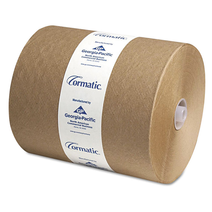 Hardwound Roll Towels, 8 1/4 x 700ft, Brown, 6/Carton