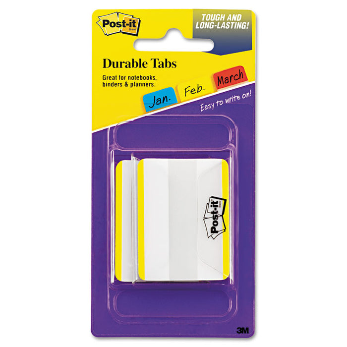 2" and 3" Tabs, Lined, 1/5-Cut Tabs, Yellow, 2" Wide, 50/Pack