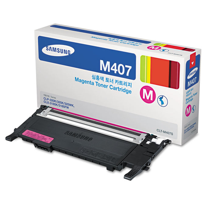 CLT-M407S (SU268A) Toner, 1000 Page-Yield, Magenta