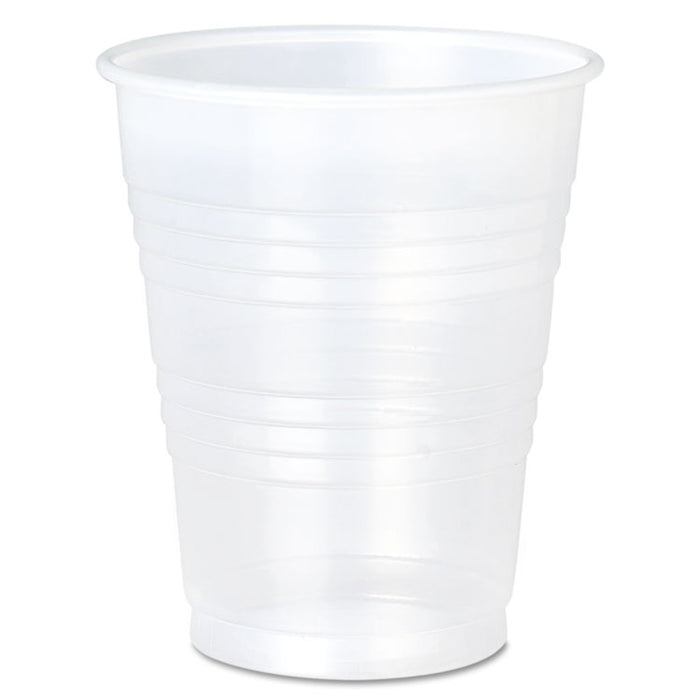 High-Impact Polystyrene Cold Cups, Perfect Pak, 10 oz, Translucent, 500/Carton
