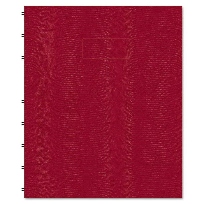MiracleBind Notebook, 1 Subject, Medium/College Rule, Red Cover, 9.25 x 7.25, 75 Sheets