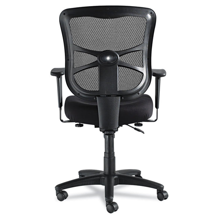Alera Elusion Series Mesh Mid-Back Swivel/Tilt Chair, Supports Up to 275 lb, 17.9" to 21.8" Seat Height, Black