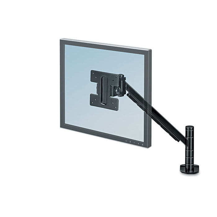Desk-Mount Arm for Flat Panel Monitor, 4.75w x 14.5d x 24h, Black