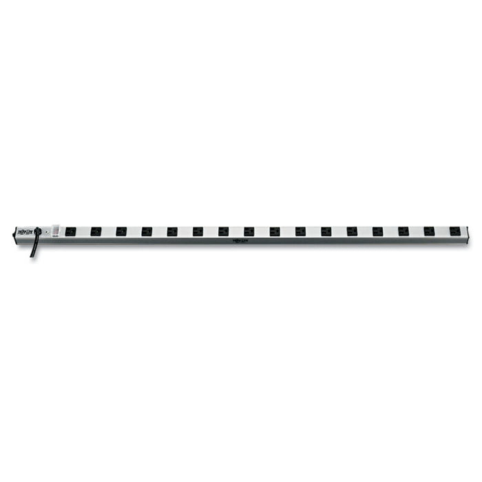 Vertical Power Strip, 16 Outlets, 15 ft. Cord, 48" Length
