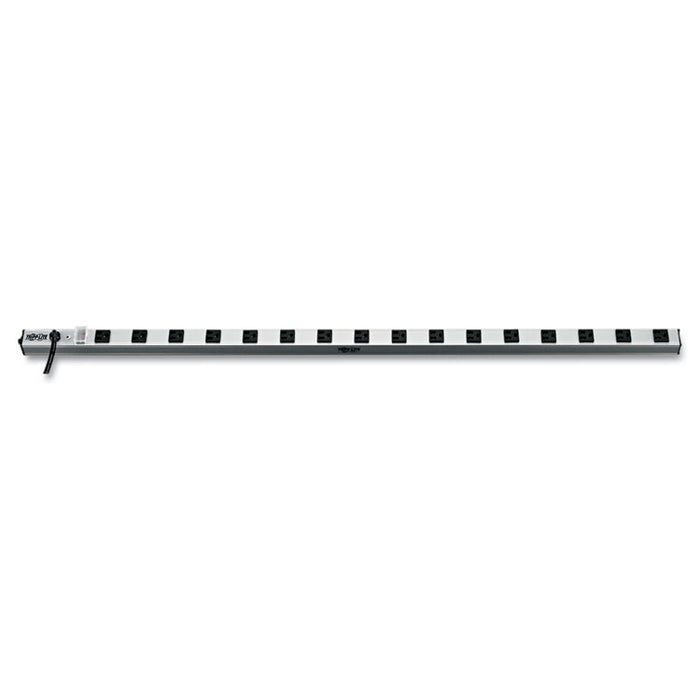 Vertical Power Strip, 16 Outlets, 15 ft. Cord, 48" Length