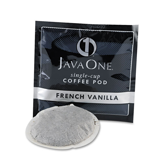 Coffee Pods, French Vanilla, Single Cup, 14/Box