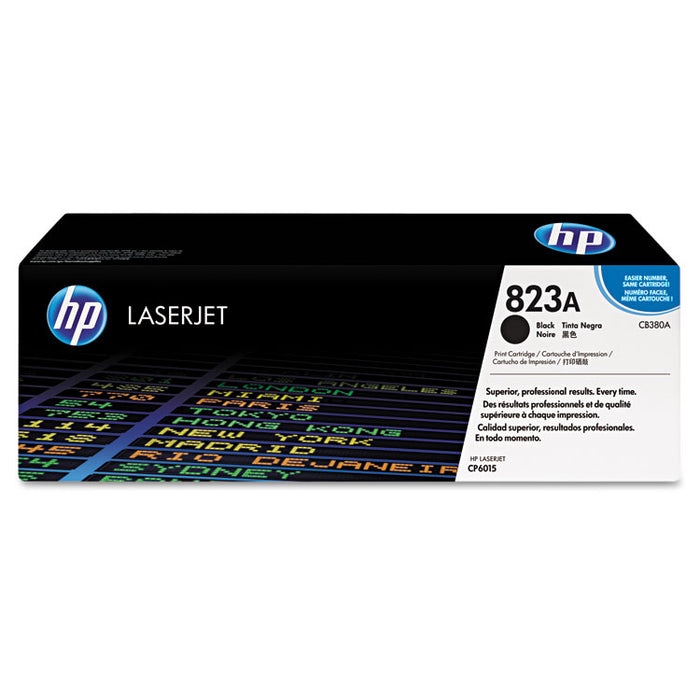 HP 823A, (CB380A) Black Original LaserJet Toner Cartridge