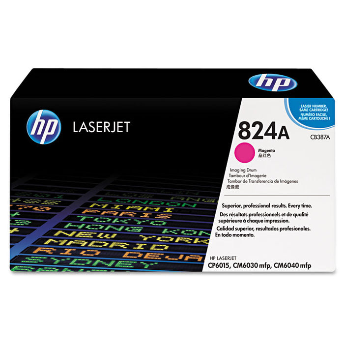 HP 824A, (CB387A) Magenta Original LaserJet Imaging Drum