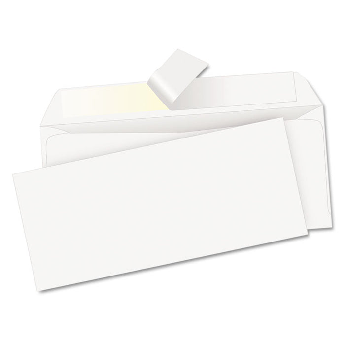 Redi-Strip Envelope, #10, Commercial Flap, Redi-Strip Heat-Resistant Adhesive Closure, 4.13 x 9.5, White, 500/Box