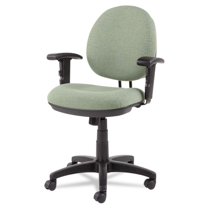 Alera Interval Series Swivel/Tilt Task Chair, Supports up to 275 lbs., Parrot Green Seat/Parrot Green Back, Black Base