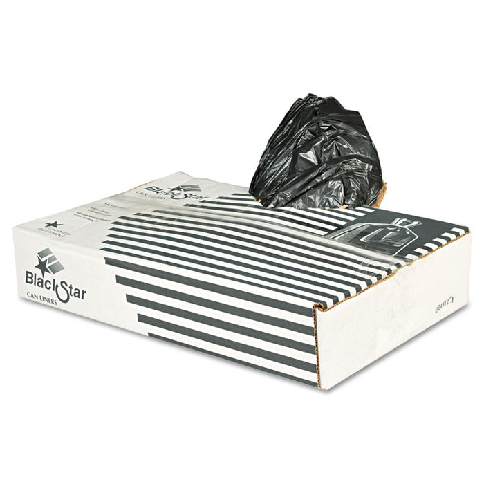 Sanitary Napkin Plastic Liner Bags, 17", Black, 1,000/Carton