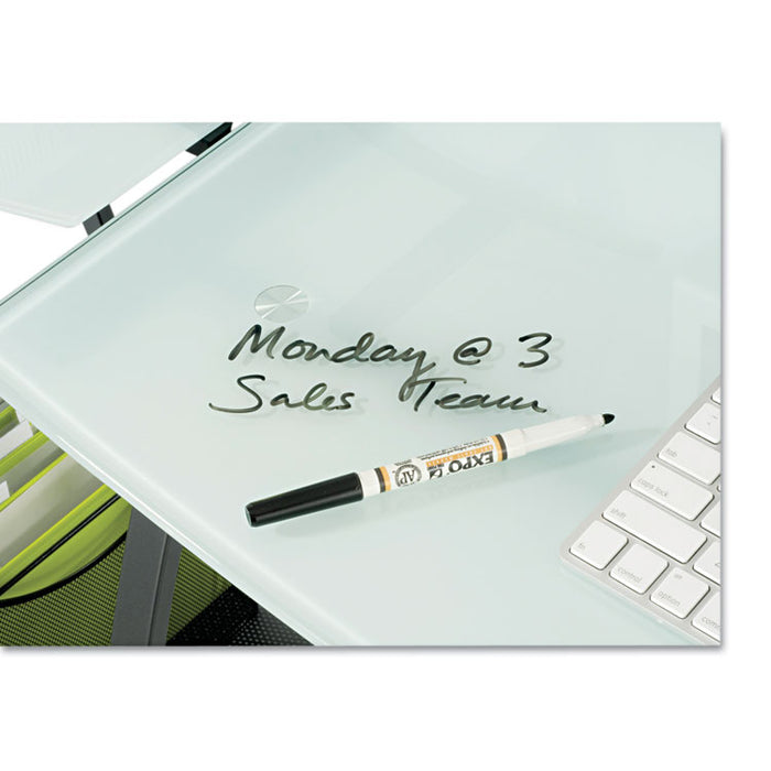 Xpressions Computer Workstation, 53.25w x 23.25d x 45h, Frosted/Black