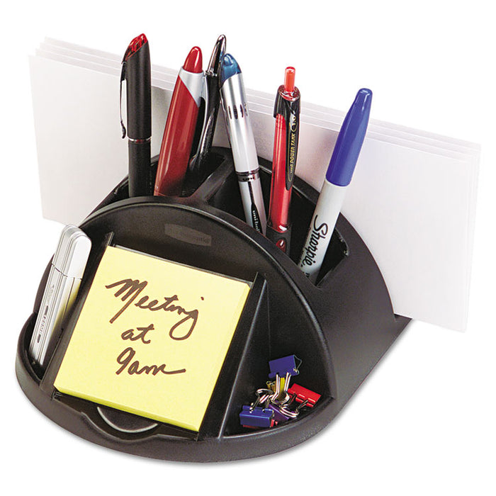 Regeneration Desk Director, Plastic, 6 3/4 x 7 x 3 5/8, Black